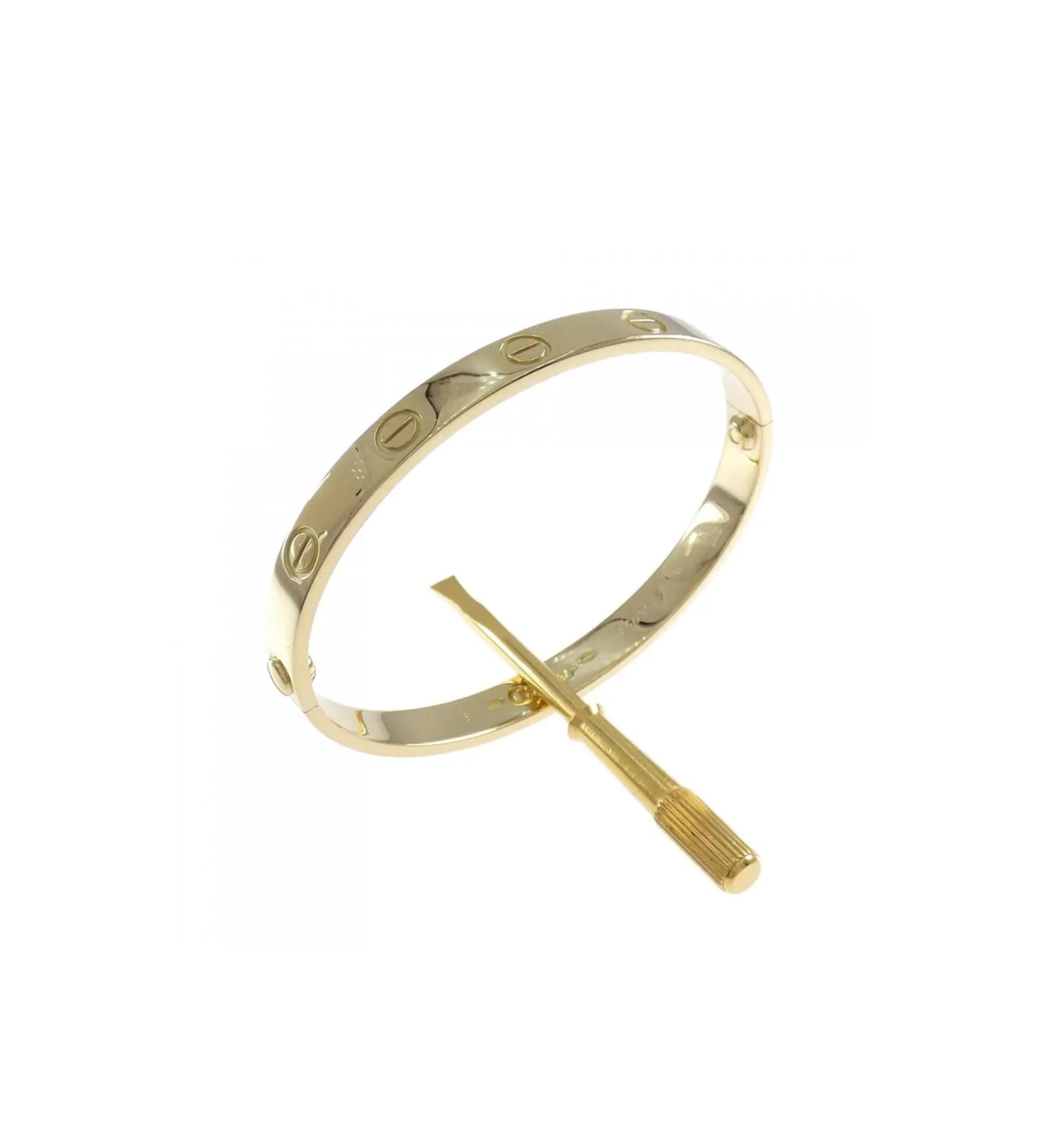 Gold C Bracelet
