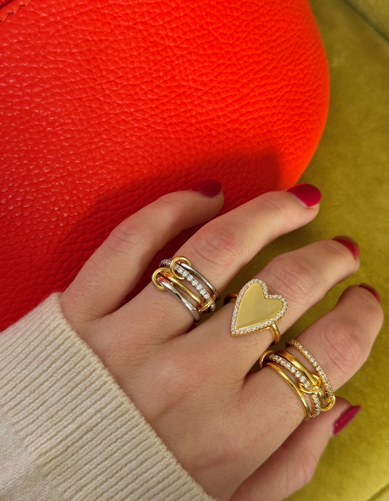 Gold Heart Ring