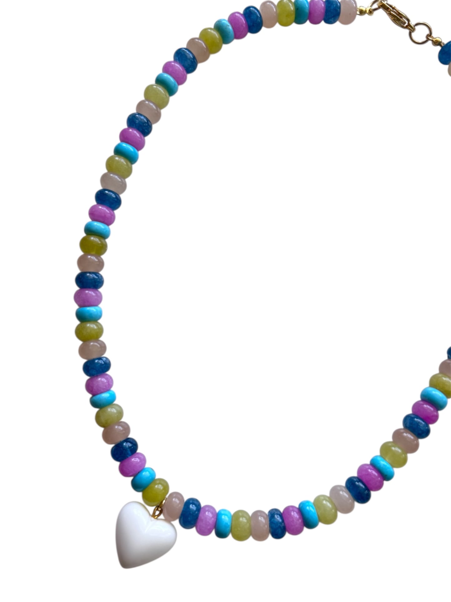 Noah Heart Beaded Necklace