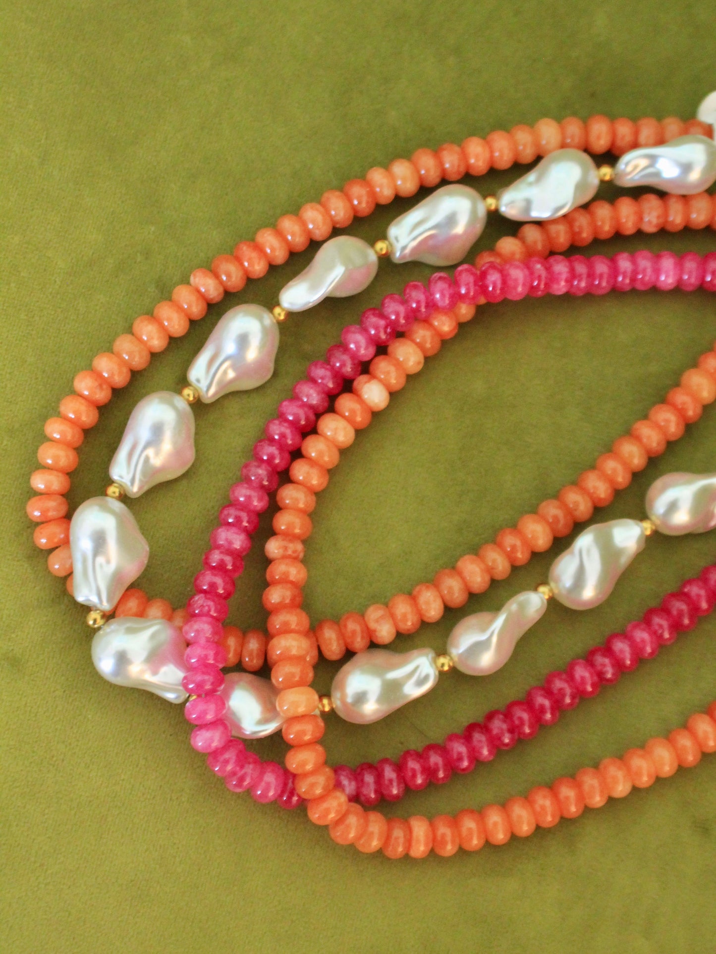 Chunky Baroque Pearl Necklace