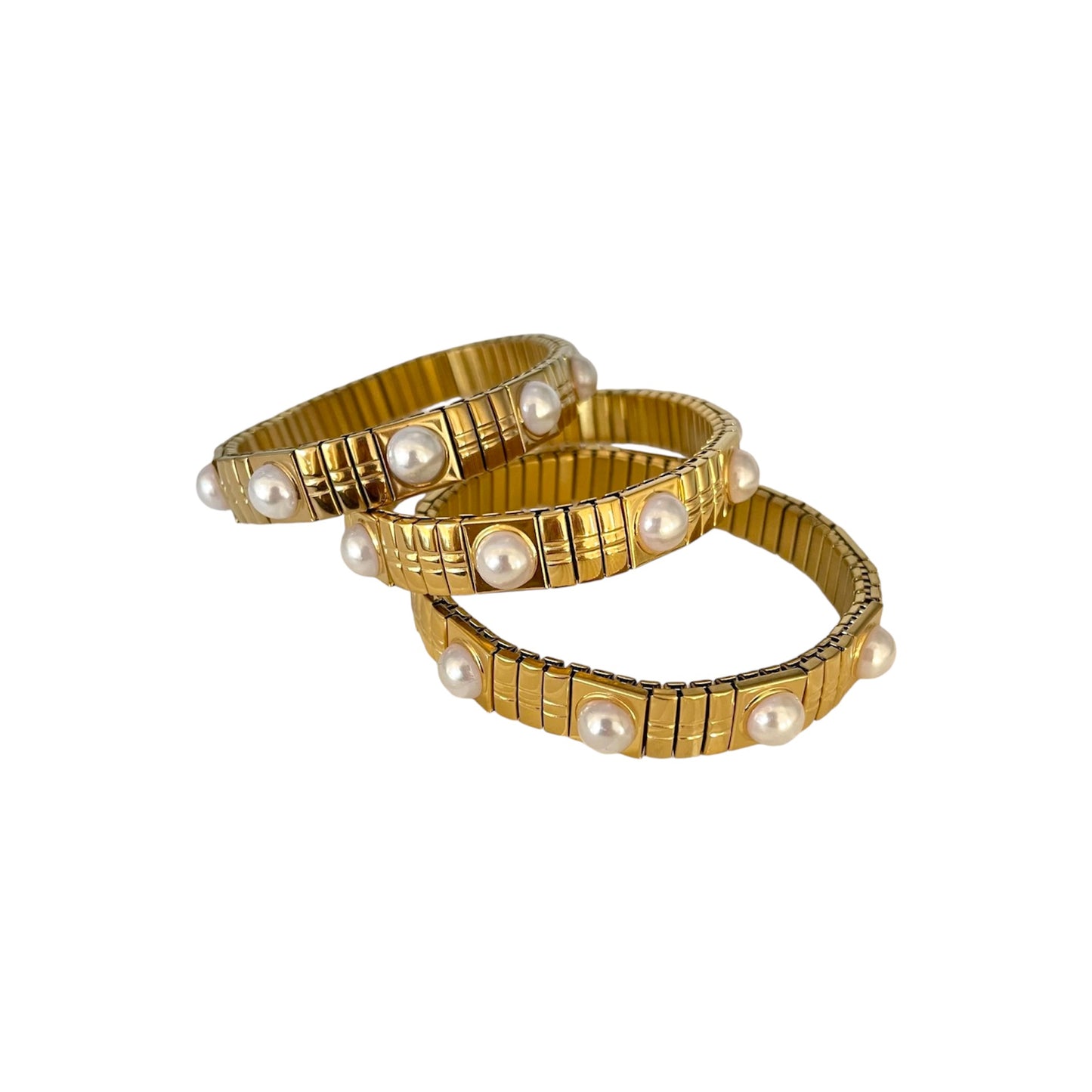 Gold Dixie Pearl Elastic