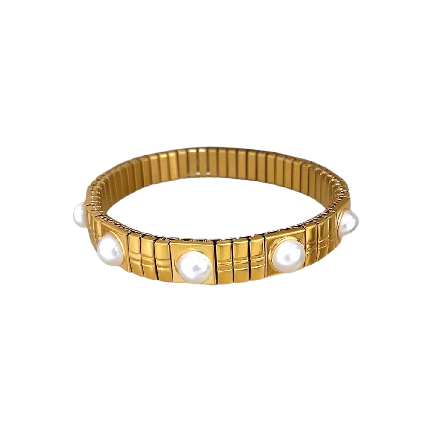 Gold Dixie Pearl Elastic