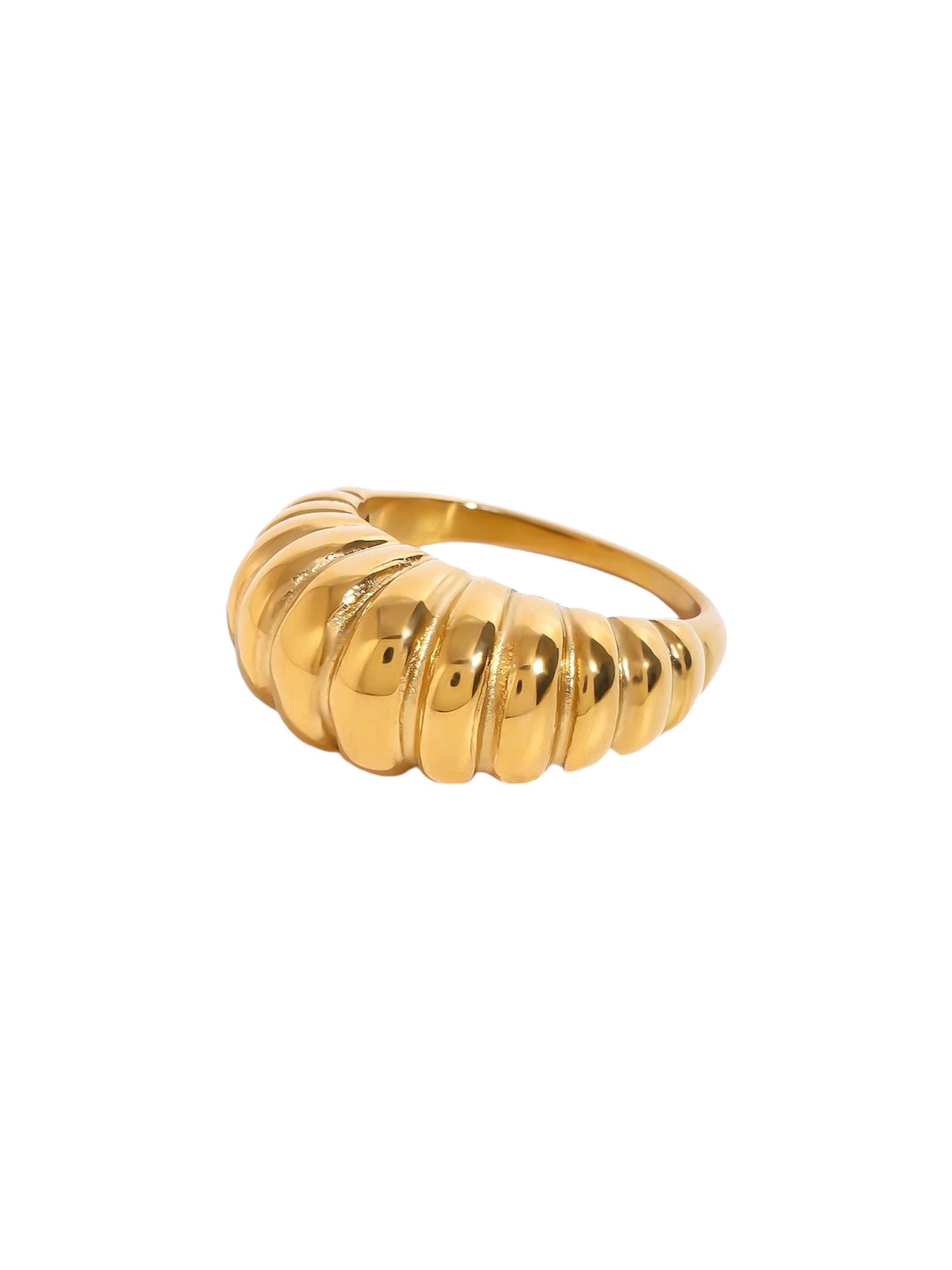 Gold Croissant Ring