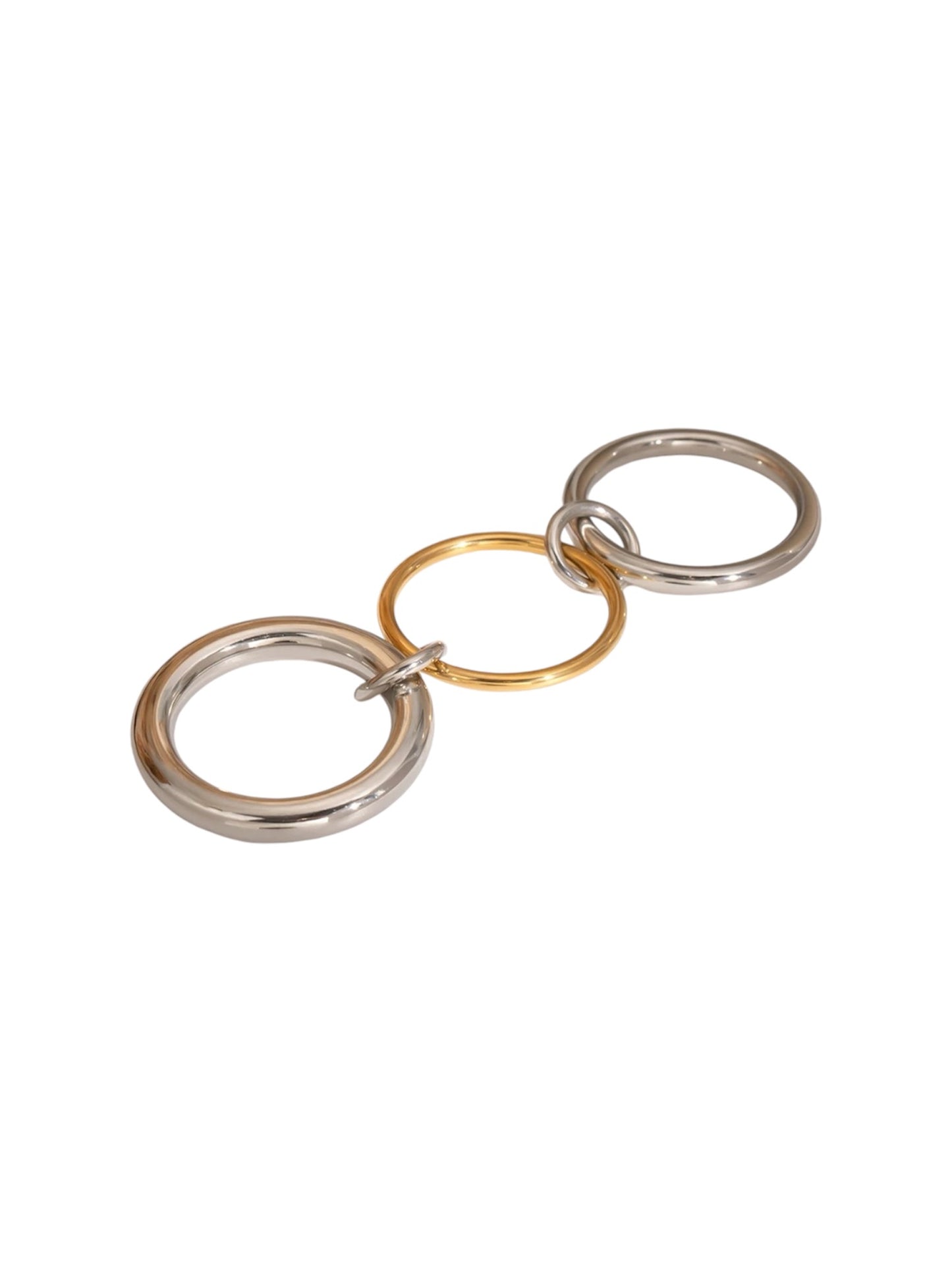 Gold & Silver Link Ring