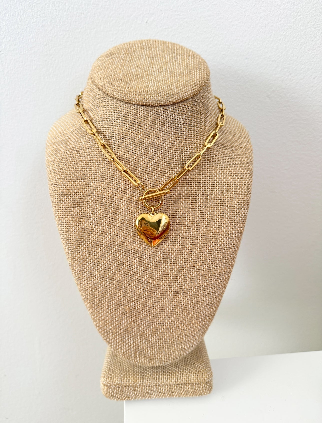 Gold Bubble Heart