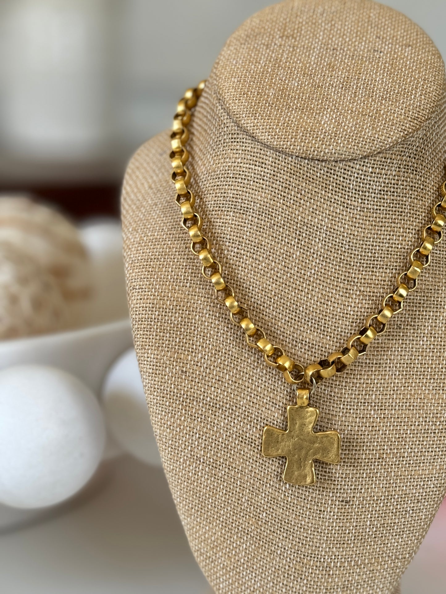 Chunky Cross Necklace