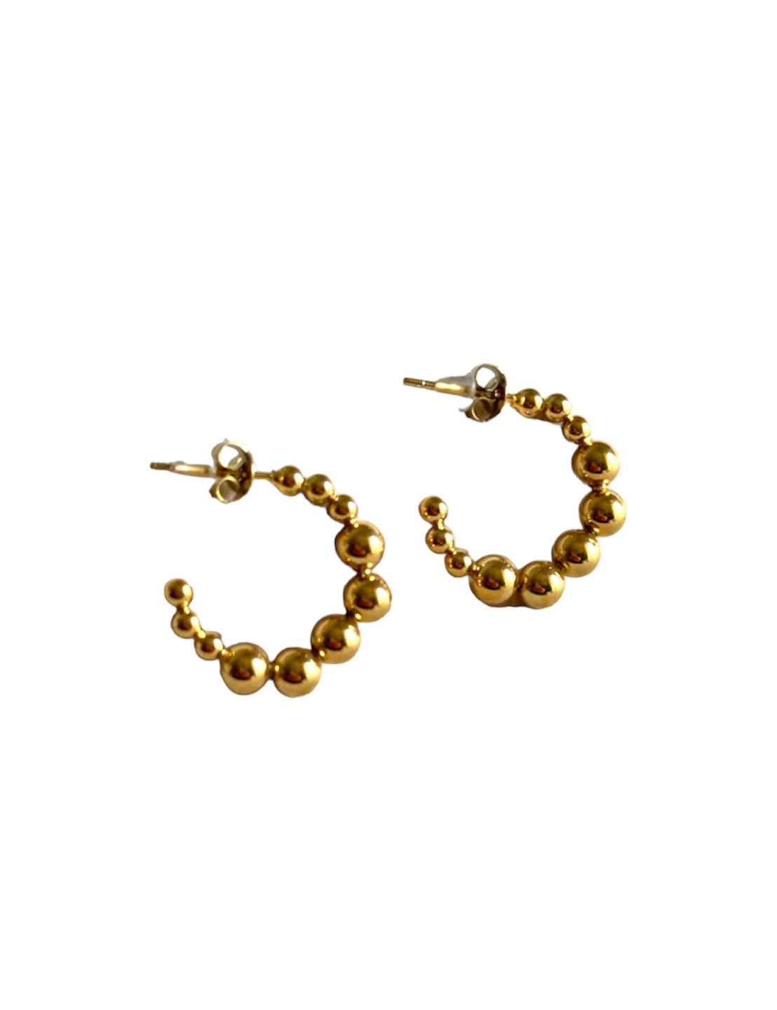 Gold Mini Ball Hoops