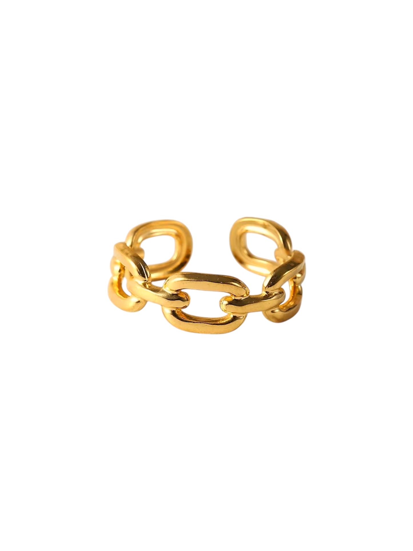 Gold Parker Chain Ring
