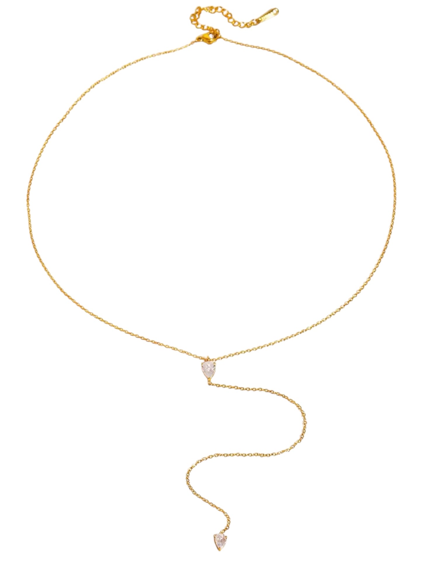 Dainty Gold Lariat