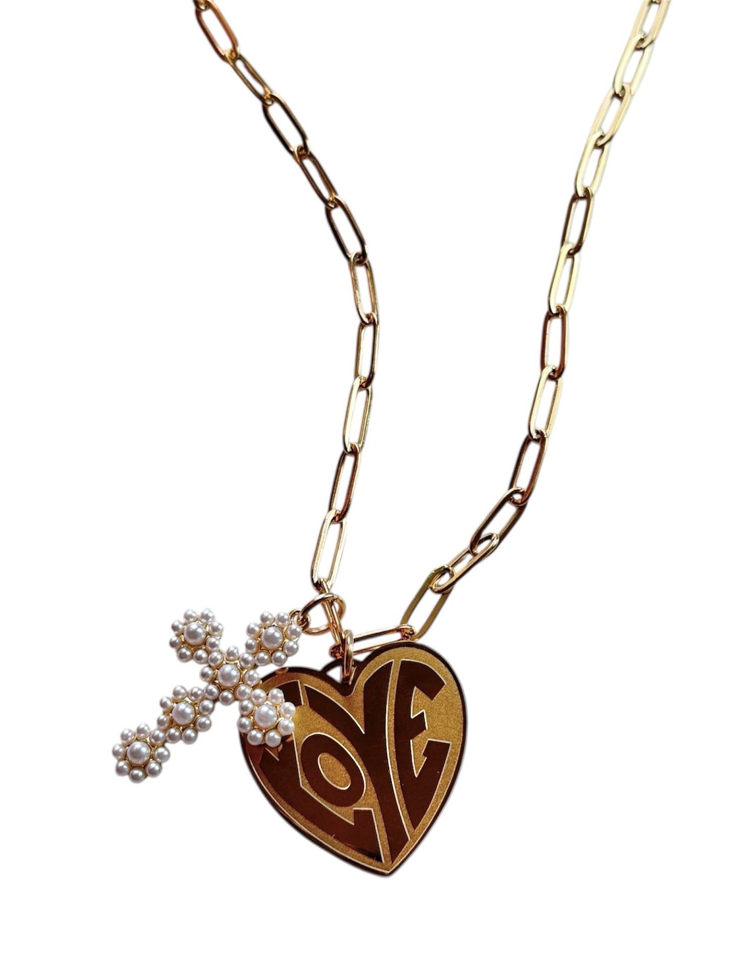 Colette Love Cross Necklace