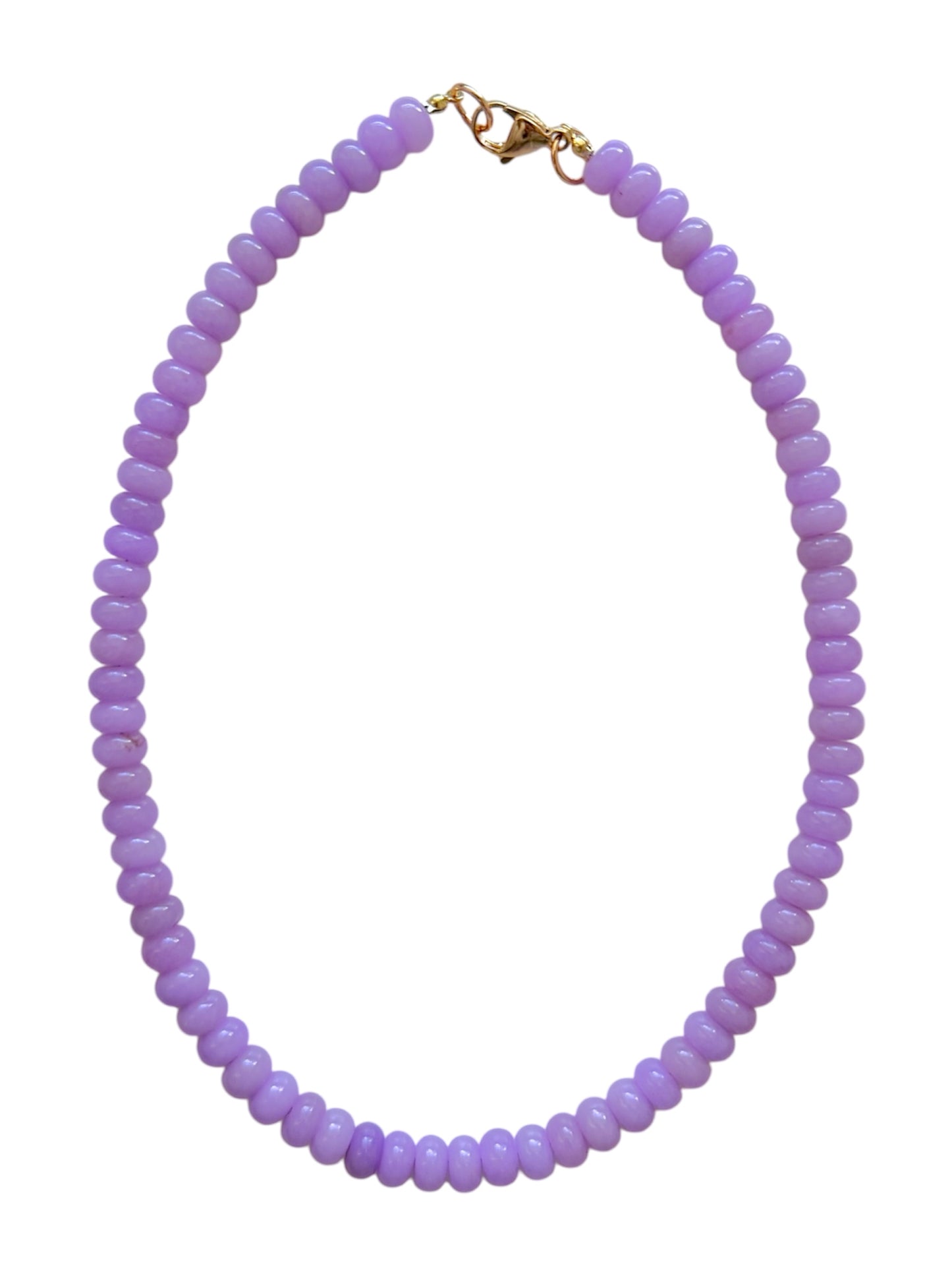 Large Purple Beaded