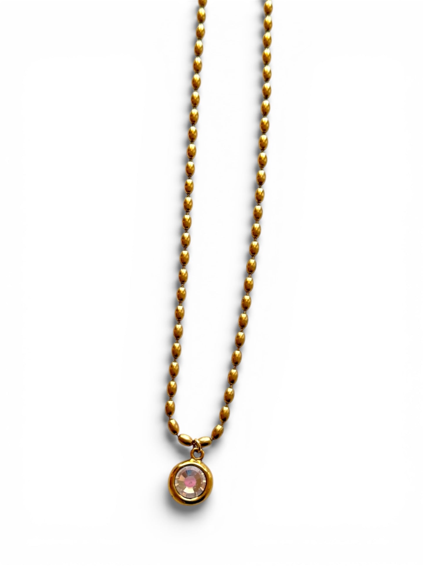Mini Grove Bezel Necklace
