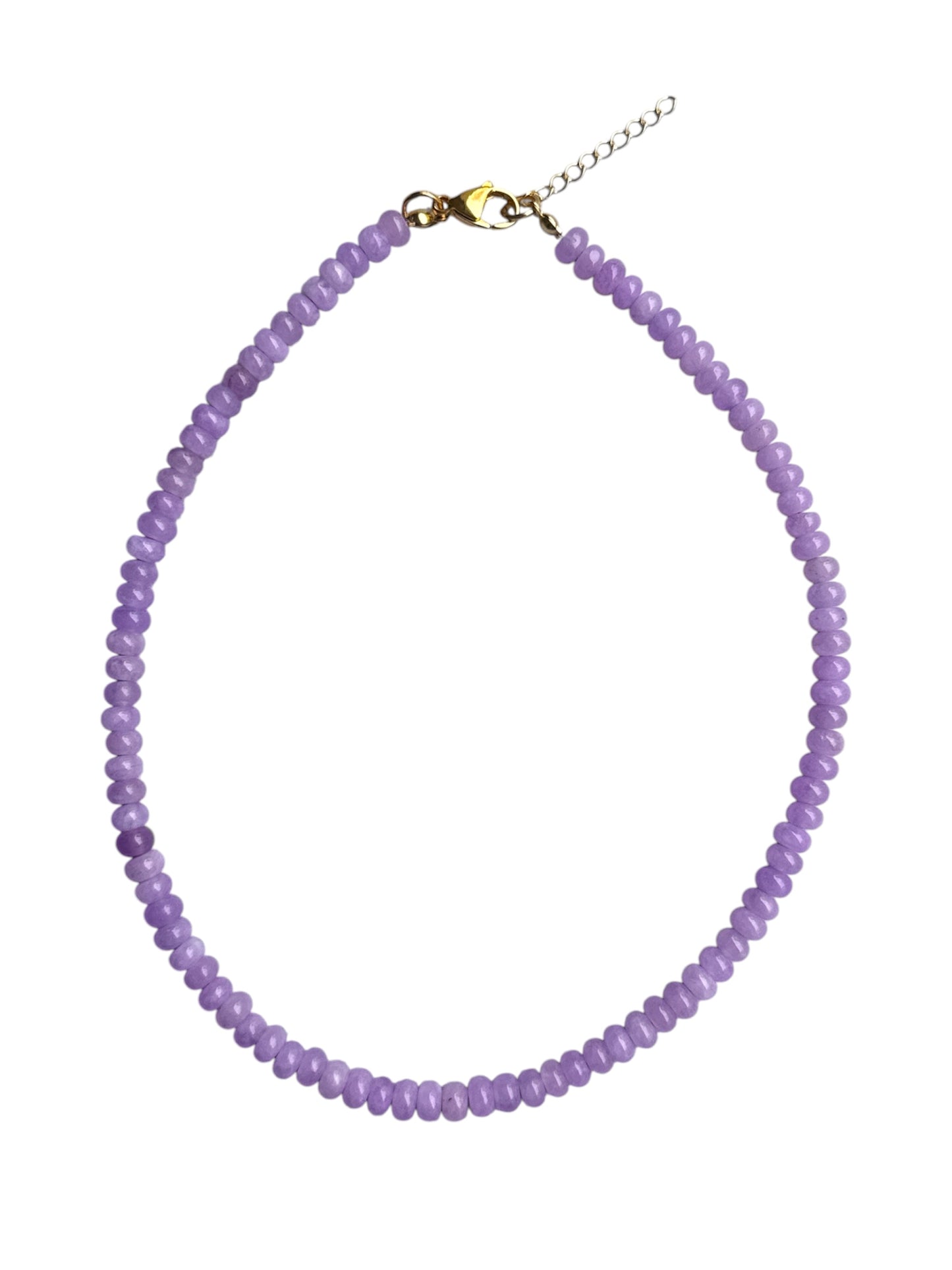 Purple Beaded Necklace
