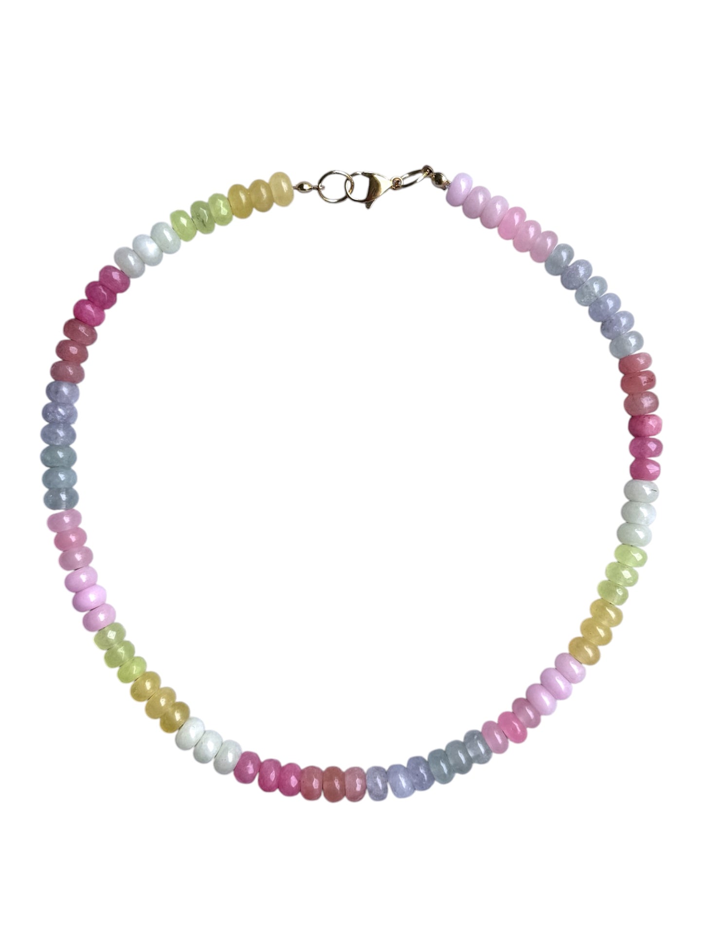 Pastel Colorful Beaded Necklace