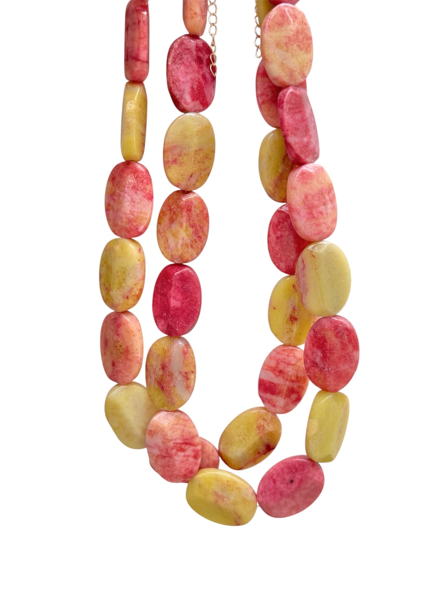 Guava Gemstone Necklace