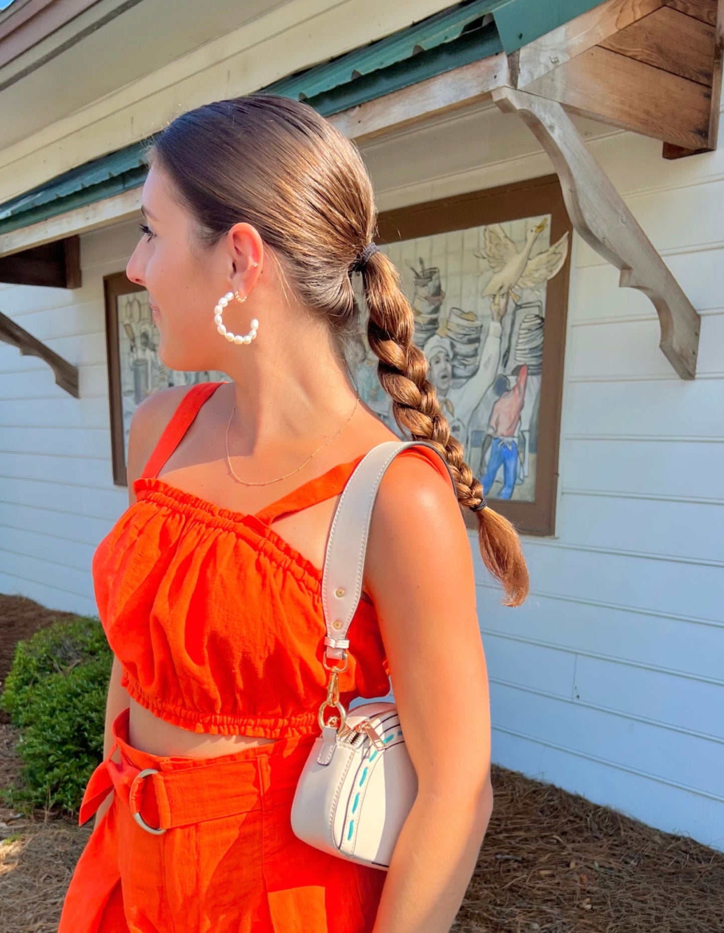 Pearl Hoops