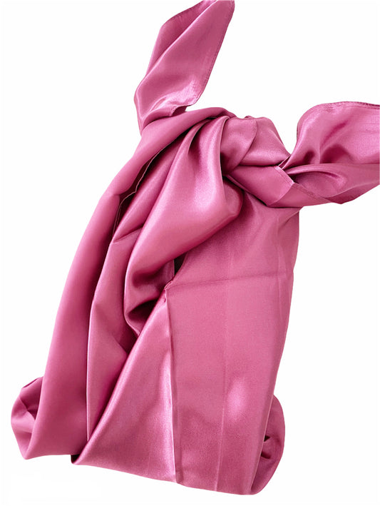 Pink scarf top