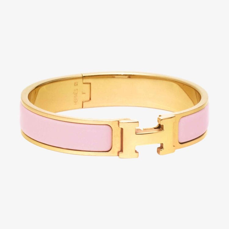 Pink H bracelet