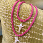 Palmer Pearl Cross Necklace