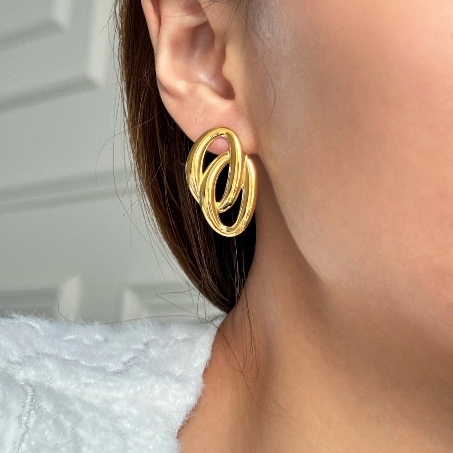 Gold Multi Circle Hoops