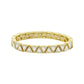Geometric Elastic Tennis Bracelet