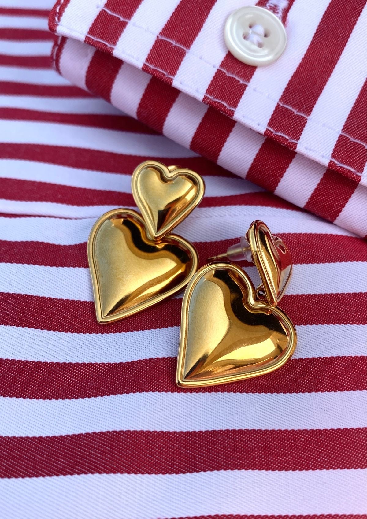 Double Gold Heart