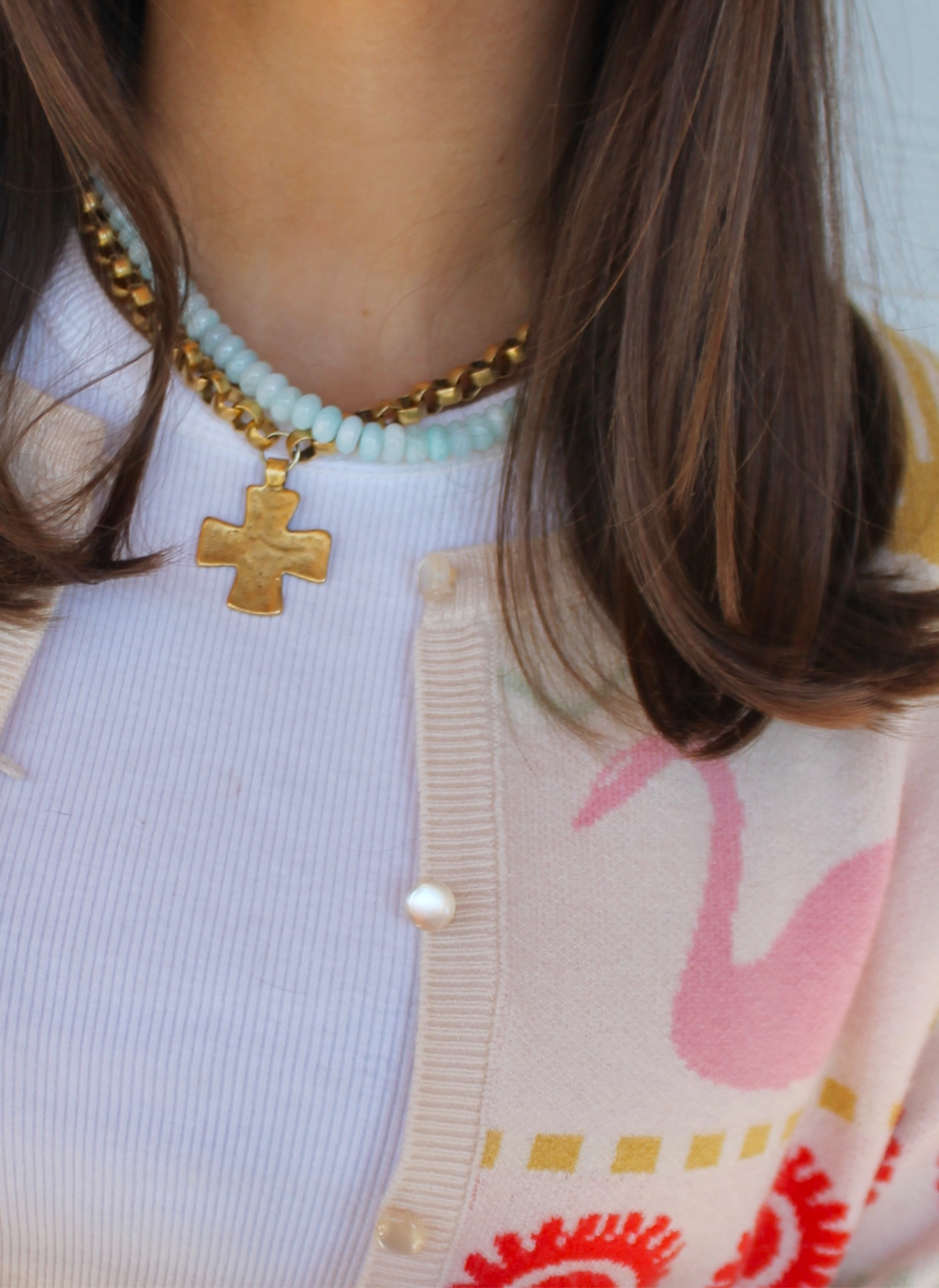 Chunky Cross Necklace