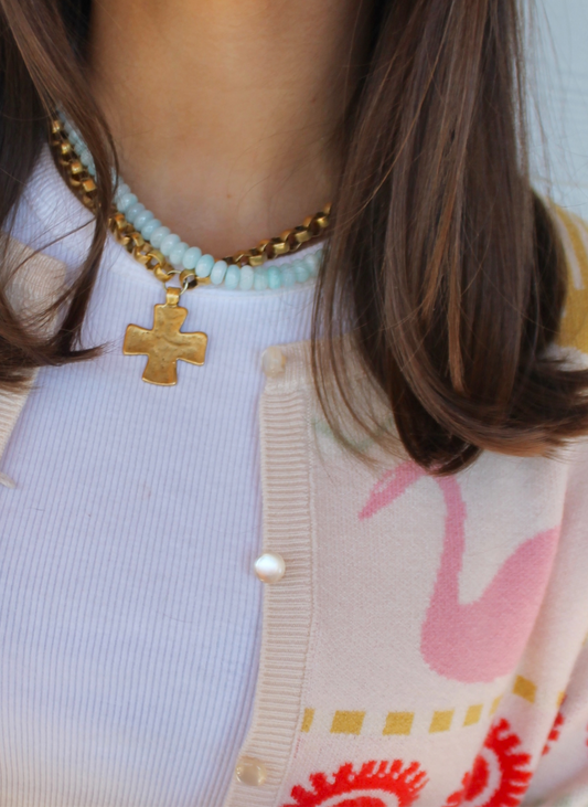Chunky Cross Necklace