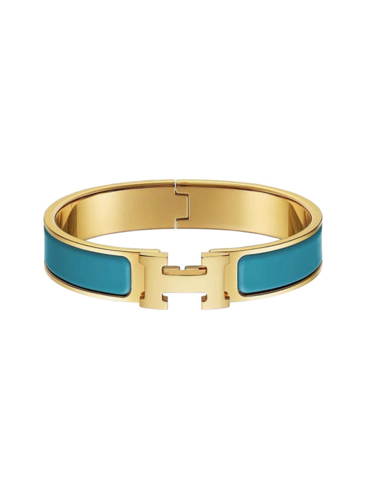 Blue H bracelet