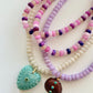 Palm Heart Beaded Necklace