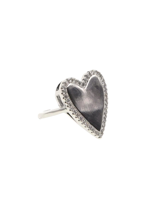 Silver Heart Ring