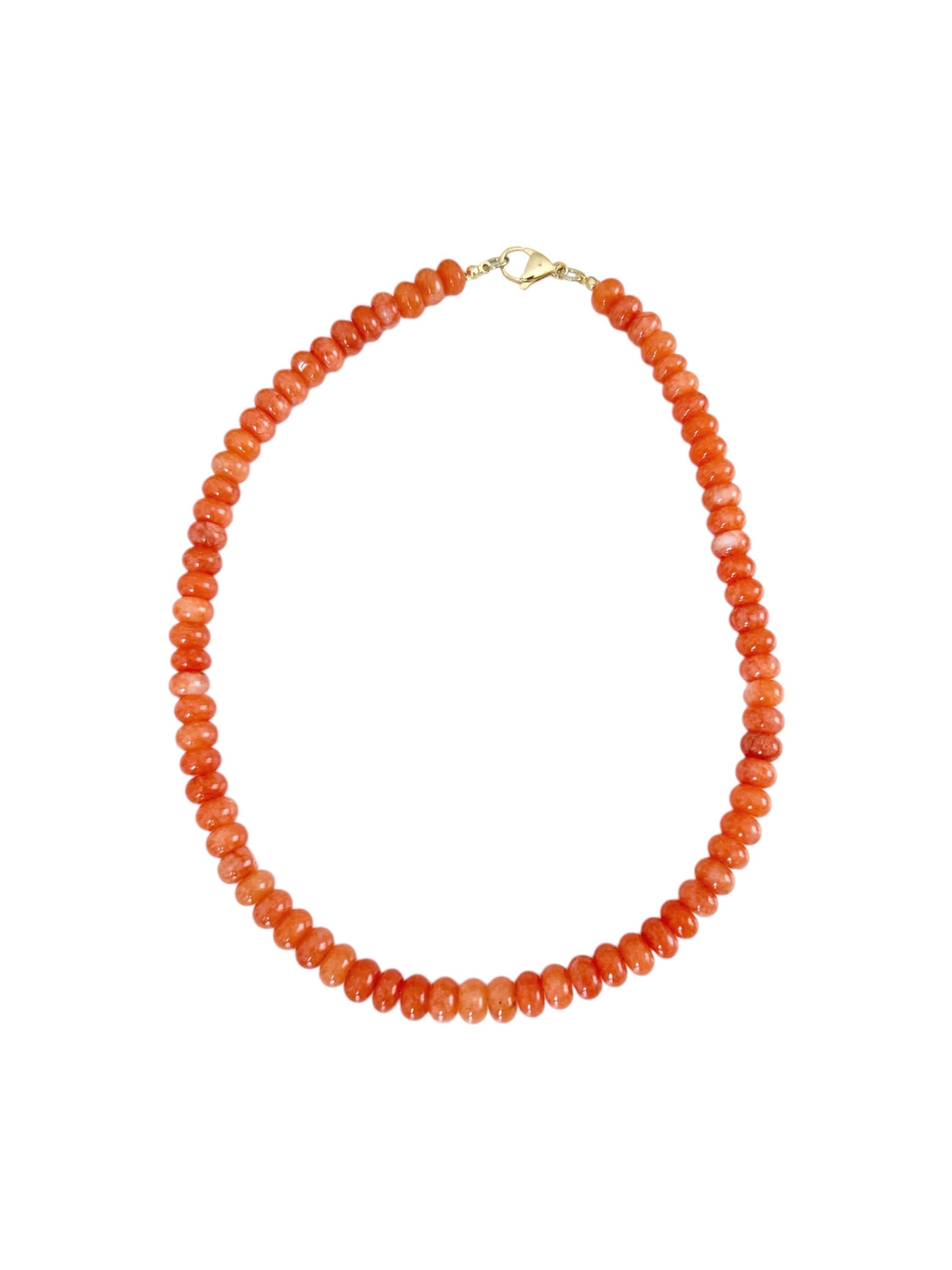 Large Tiger Orange Beaded