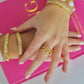Geometric Elastic Tennis Bracelet