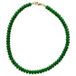 Large Emerald Beaded