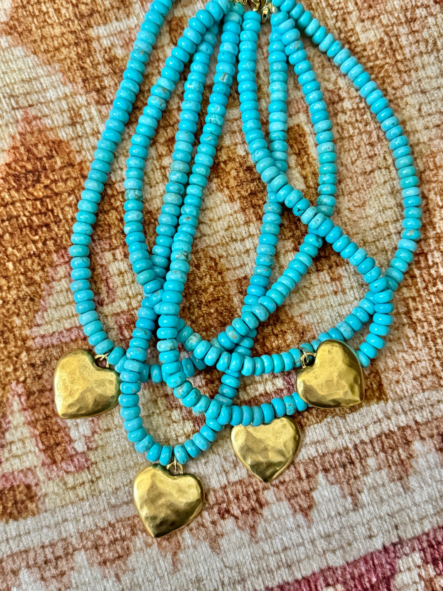 Faye Beaded Heart