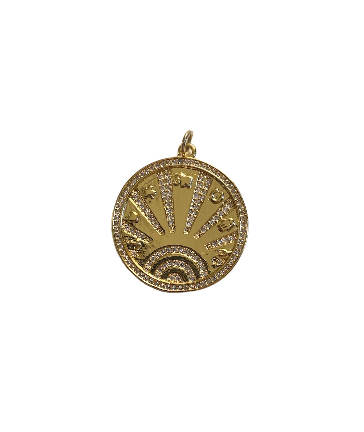Gold Lucky Coin Charm