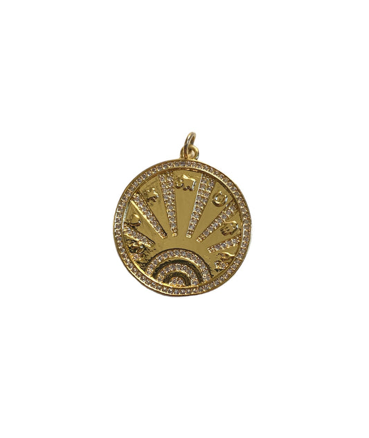 Gold Lucky Coin Charm