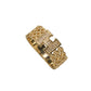 Gold H Chain Ring