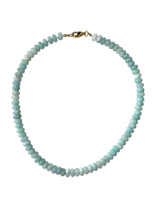 Large Coastal Blue Beaded