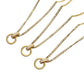 Gold Circle Pave Chain