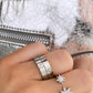 Silver Starburst Ring