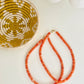 Large Tiger Orange Beaded
