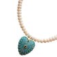 Palm Heart Beaded Necklace