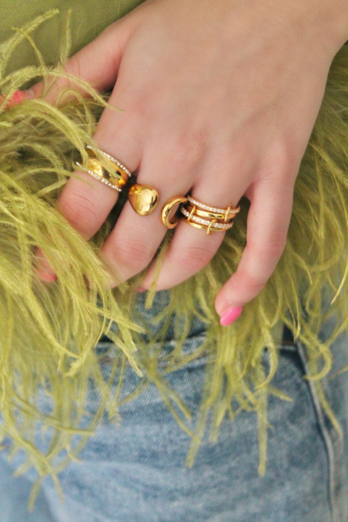 Gold Lover Stack Ring
