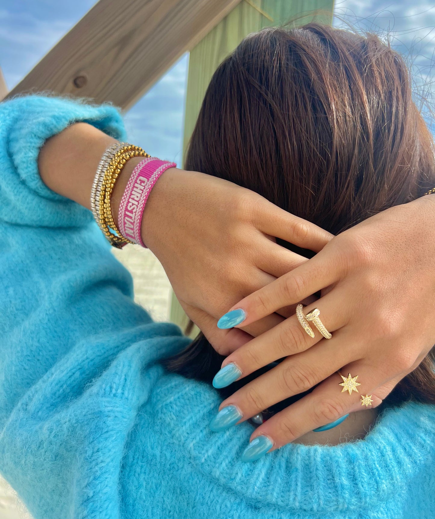 Diamond Nail Ring