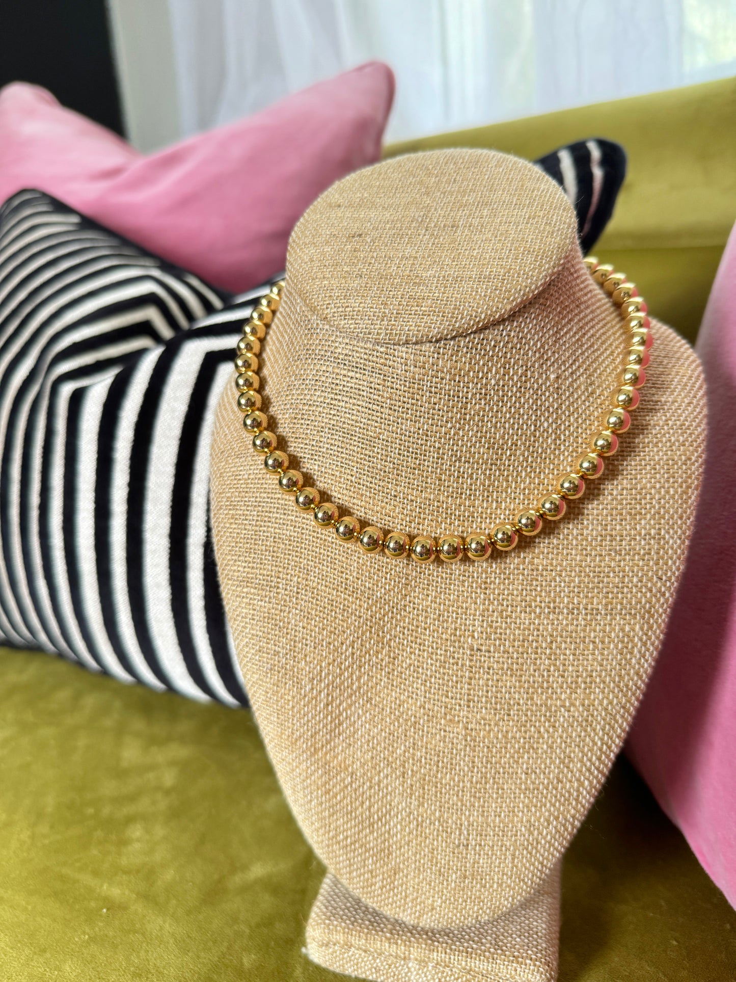 Chunky Gold Beaded