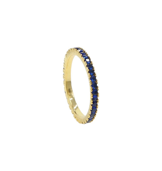Diamond Sapphire Band