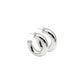 Mini Silver Tube Hoops