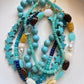 Blue Ombré Beaded Necklace