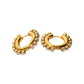Gold Diamond Party Hoops